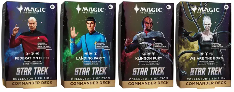 魔法風雲會 星艦迷航記 典藏版指揮官套牌 STAR TREK Collector's EditionCOMMANDER DECK