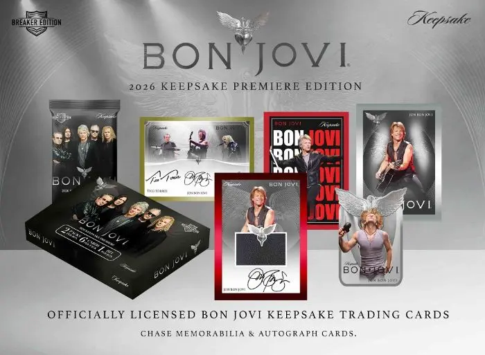 2026 Bon Jovi Keepsake Premiere Breaker Box 收藏卡