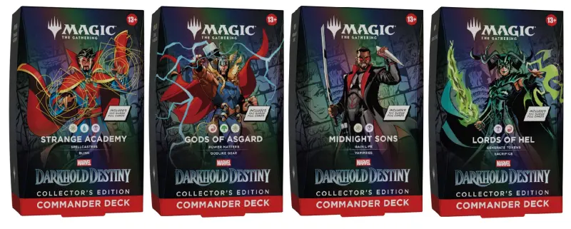 魔法風雲會|漫威：黑暗神書命運 典藏版指揮官套牌(1組4副) Magic: The Gathering® | Marvel: Darkhold Destiny Commander Decks Collector's Edition