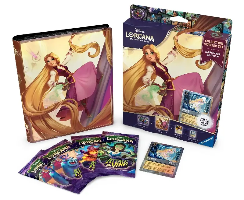 迪士尼TCG Disney Lorcana COLLECTION STARTER SET: RAPUNZEL EDITION（系列起始組：樂佩公主版）